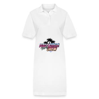 Mallorca Party Crew - Robe polo bio PAIGER Stanley/Stella Femme - blanc - Devant