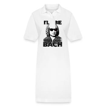 I’ll Be Bach – Klassik trifft auf Kult - Stanley/Stella Frauen Bio-Polokleid PAIGER - Weiß - Vorne