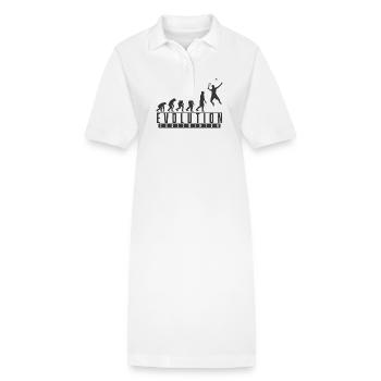 Crossminton Evolution Speedminton - Stanley/Stella Frauen Bio-Polokleid PAIGER - Weiß - Vorne