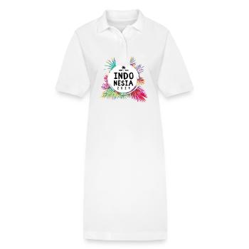Indonesien 2024 Bunt - Stanley/Stella Frauen Bio-Polokleid PAIGER - Weiß - Vorne