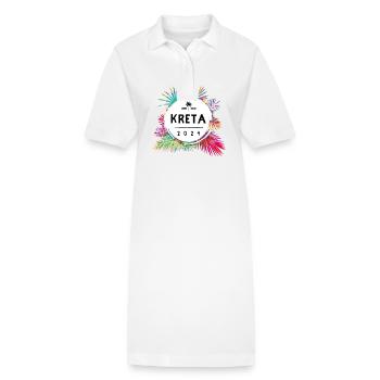 Kreta 2024 Bunt - Stanley/Stella Frauen Bio-Polokleid PAIGER - Weiß - Vorne