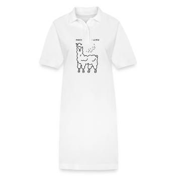 Procrastinate Later - Stanley/Stella PAIGER Organic Women’s Polo Dress - white - Front
