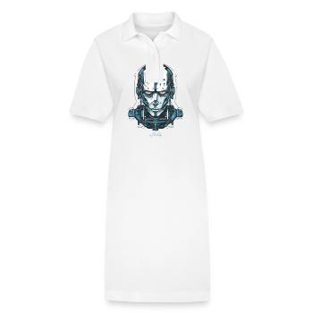 Une technologie de robot cyborg - Robe polo bio PAIGER Stanley/Stella Femme - blanc - Devant