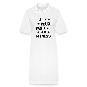 Ich kann nicht, ich habe keine Fitness - Stanley/Stella Frauen Bio-Polokleid PAIGER - Weiß - Vorne