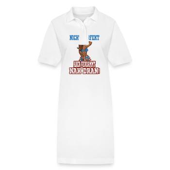 Sommerstil Nicht Perfekt Aber Verdammt Nah Dran - Stanley/Stella Frauen Bio-Polokleid PAIGER - Weiß - Vorne