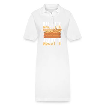 Baguette About It - Stanley/Stella Frauen Bio-Polokleid PAIGER - Weiß - Vorne