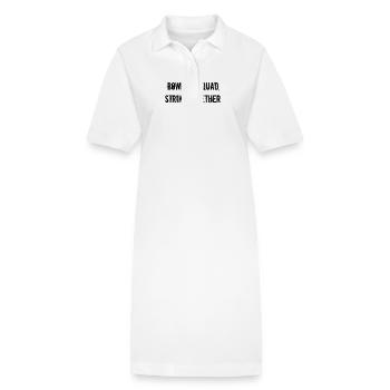 Bowling - Bowling squad, strike together - Stanley/Stella Frauen Bio-Polokleid PAIGER - Weiß - Vorne