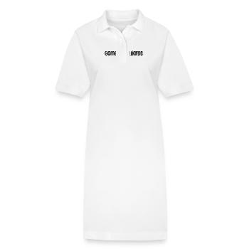 Billard - Game of Billiards - Stanley/Stella PAIGER Organic Women’s Polo Dress - white - Front