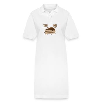 The Cake Schokokuchen - Stanley/Stella Frauen Bio-Polokleid PAIGER - Weiß - Vorne