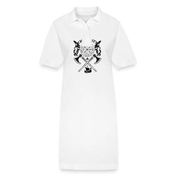 Asgard-VIKING-Viking SYMBOLES-RUNES VIKINGS - Robe polo bio PAIGER Stanley/Stella Femme - blanc - Devant
