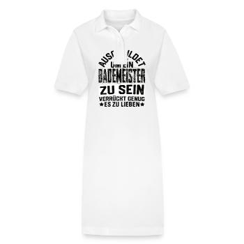 Sauveteurs Nageurs nageurs sauveteurs - Robe polo bio PAIGER Stanley/Stella Femme - blanc - Devant