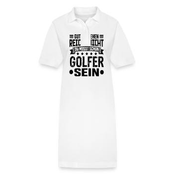 Golfer - Stanley/Stella PAIGER Organic Women’s Polo Dress - white - Front