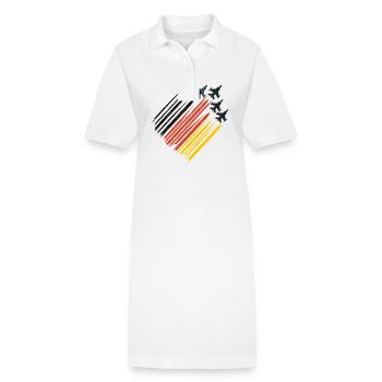 German Jet Pilot Pilot Jet Pilot Jet Pilot - Stanley/Stella PAIGER Organic Women’s Polo Dress - white - Front