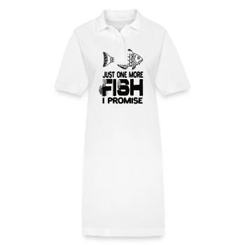 Juste un poisson de plus, je vous promets un poisson, un poisson, un poisson - Robe polo bio PAIGER Stanley/Stella Femme - blanc - Devant