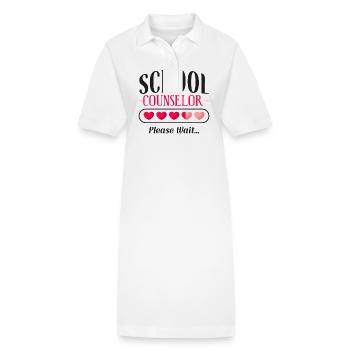 Conseiller scolaire Conseiller scolaire - Robe polo bio PAIGER Stanley/Stella Femme - blanc - Devant