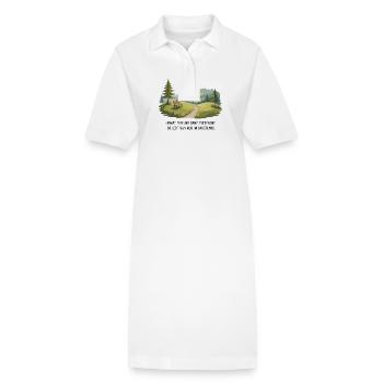 Vivre de manière détendue dans le Sauerland - Robe polo bio PAIGER Stanley/Stella Femme - blanc - Devant