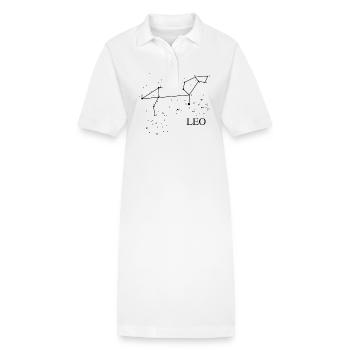 Constellation Leo - Stanley/Stella Frauen Bio-Polokleid PAIGER - Weiß - Vorne