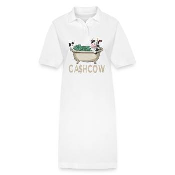 Cash Cow für einen Investor Anleger Sparer - Stanley/Stella Frauen Bio-Polokleid PAIGER - Weiß - Vorne