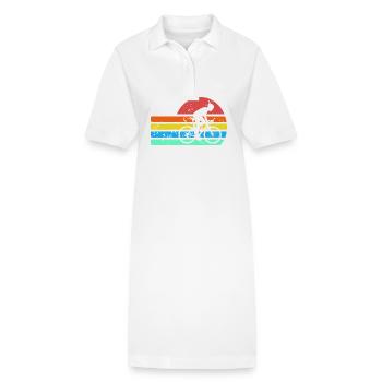 Les femmes confiantes roulent avec audace et vitesse - Robe polo bio PAIGER Stanley/Stella Femme - blanc - Devant