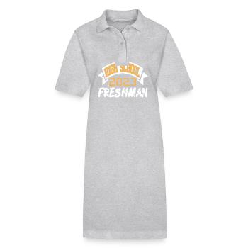 High School Freshman Class of 2023 Student - Stanley/Stella PAIGER Organic Women’s Polo Dress - black - Front