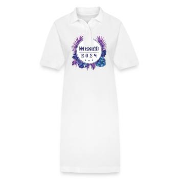 Mexiko 2024 - Stanley/Stella Frauen Bio-Polokleid PAIGER - Weiß - Vorne