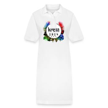 Kreta 2024 Bunt - Stanley/Stella Frauen Bio-Polokleid PAIGER - Weiß - Vorne