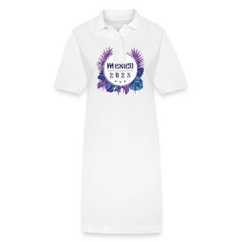 Mexiko 2025 - Stanley/Stella Frauen Bio-Polokleid PAIGER - Weiß - Vorne
