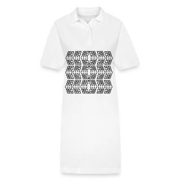 UNI-24 - Stanley/Stella PAIGER Organic Women’s Polo Dress - white - Front