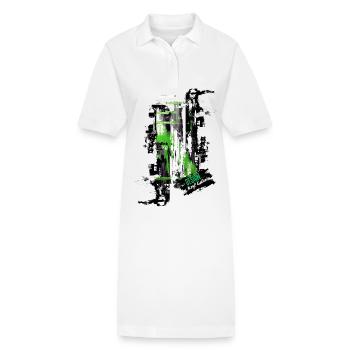 "3inOne" by Acryl Galerie & Design - Stanley/Stella Frauen Bio-Polokleid PAIGER - Weiß - Vorne