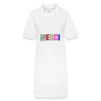 Vielen Dank - Stanley/Stella Frauen Bio-Polokleid PAIGER - Weiß - Vorne