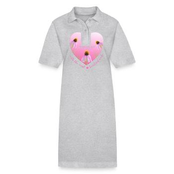 Mère - Robe polo bio PAIGER Stanley/Stella Femme - noir - Devant