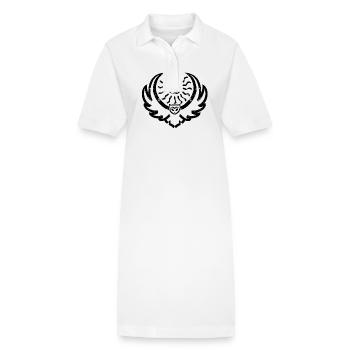 Eule und Sonne - Stanley/Stella Frauen Bio-Polokleid PAIGER - Weiß - Vorne