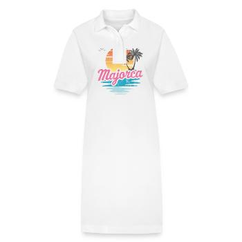 Mallorca - Stanley/Stella Frauen Bio-Polokleid PAIGER - Weiß - Vorne
