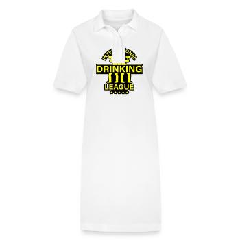Dicton international sur la consommation d’alcool - Robe polo bio PAIGER Stanley/Stella Femme - blanc - Devant