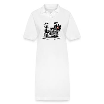 Disarmament of the Armed Forces - Stanley/Stella PAIGER Organic Women’s Polo Dress - white - Front