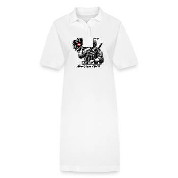 Disarmament of the Armed Forces - Stanley/Stella PAIGER Organic Women’s Polo Dress - white - Front
