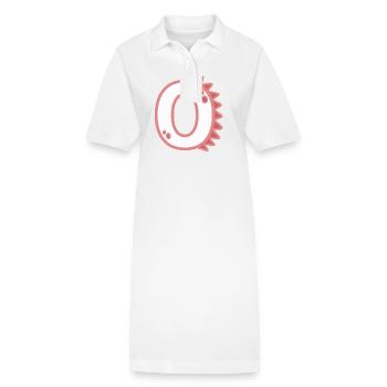 Zahl 0 - Stanley/Stella Frauen Bio-Polokleid PAIGER - Weiß - Vorne