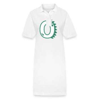 Zahl 0 - Stanley/Stella Frauen Bio-Polokleid PAIGER - Weiß - Vorne
