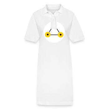 Signe triangulaire - Robe polo bio PAIGER Stanley/Stella Femme - blanc - Devant