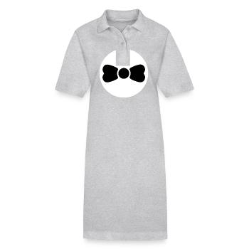 Smoking-Knoten - Stanley/Stella Frauen Bio-Polokleid PAIGER - Schwarz - Vorne