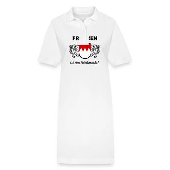 Les Francs arrivent - Robe polo bio PAIGER Stanley/Stella Femme - blanc - Devant