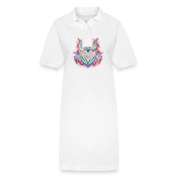 Chouette - Robe polo bio PAIGER Stanley/Stella Femme - blanc - Devant