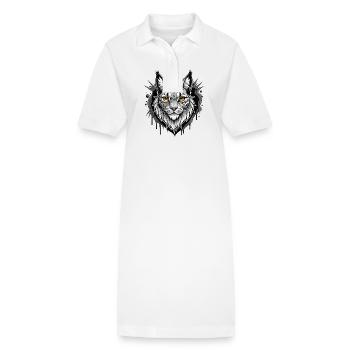 lynx - Stanley/Stella PAIGER Organic Women’s Polo Dress - white - Front