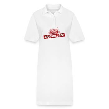 Grillades Barbecue Barbecue - Robe polo bio PAIGER Stanley/Stella Femme - blanc - Devant