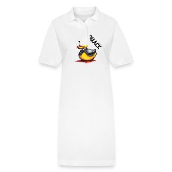 Gummiente / Badeente / Wasser / Badewanne - Stanley/Stella Frauen Bio-Polokleid PAIGER - Weiß - Vorne