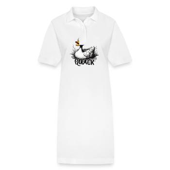 Gummiente / Badeente / Wasser / Badewanne - Stanley/Stella Frauen Bio-Polokleid PAIGER - Weiß - Vorne