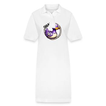 Gummiente / Badeente / Wasser / Badewanne - Stanley/Stella Frauen Bio-Polokleid PAIGER - Weiß - Vorne