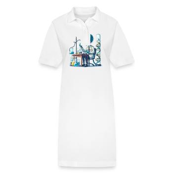 Alien experimenting - Stanley/Stella PAIGER Organic Women’s Polo Dress - white - Front
