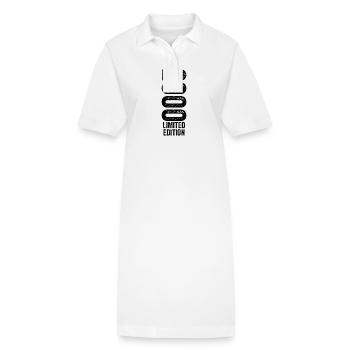 2000 Cadeau Anniversaire 2000 édition limitée 2000 - Robe polo bio PAIGER Stanley/Stella Femme - blanc - Devant
