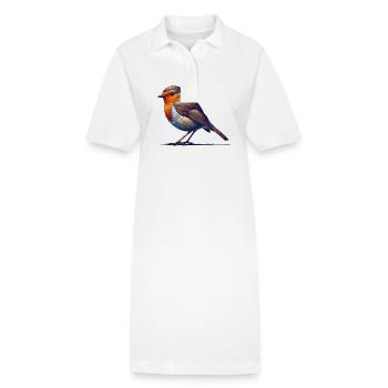 Robin - Stanley/Stella PAIGER Organic Women’s Polo Dress - white - Front